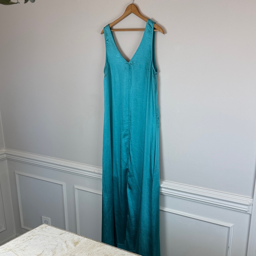 If By Sea Malibu Barbie Maxi blue Dress women’s size large - Picture 14 of 14